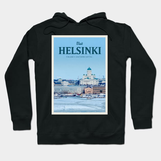 Visit Helsinki Hoodie by Mercury Club